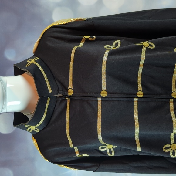 Rubies Michael Jackson Adult Zip Up Military Costume Jacket sz XL - Picture 4 of 9